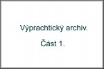 Archiv obce Vprachtice