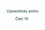 Archiv obce Vprachtice - st 16