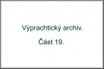 Archiv obce Vprachtice - st 19