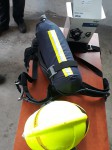 Dýchací přístroje Draeger, boty pro hasiče