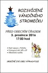 Rozsvcen vnonho stromeku 3.12.2016