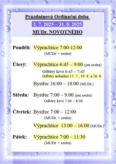Obrzek: Novotn lto 2025