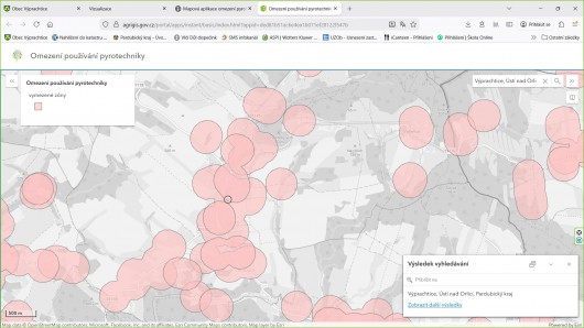 Obrzek: Pyrotechnika mapa